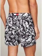 Pánské plavky UM0UM03271 0K8 černobílý vzor - Tommy Hilfiger Pánské plavky UM0UM03271 0K8 černobílý vzor - Tommy Hilfiger