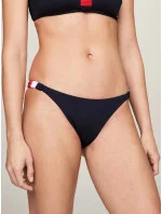Dámské plavkové kalhotky CHEEKY STRING BIKINI UW0UW05298 DW5 tm. modré - Tommy Hilfiger