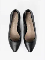 Luxusní lodičky černé dámské na jehlovém podpatku Luxusní lodičky černé dámské na jehlovém podpatku