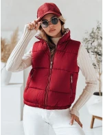 URBANELLE dámská prošívaná vesta bordó FashionStreet TY4972
