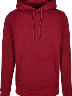 Build your Brand BB 001 Pánská mikina s kapucí 56.B001 burgundy