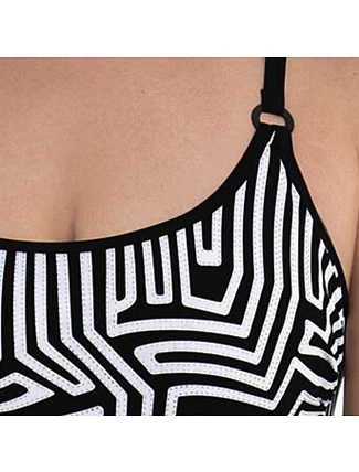 Style Marinet jednodílné plavky 7814 black - RosaFaia