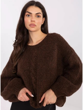 Jumper MI SW 1610.18 tmavě hnědý