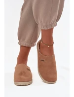 Dámské domácí pantofle Inblu CS000045 – camel