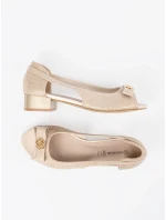 Praktické  polobotky zlaté dámské Obcas