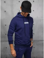 Pánské tmavě modré tepláky FashionStreet AX0687