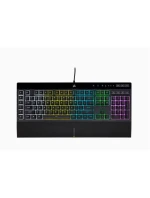 Corsair | Gumová kopulka | K55 RGB PRO | Herní klávesnice | RGB LED světlo | Spojené státy | Kabelové | Černé Corsair | Gumová kopulka | K55 RGB PRO | Herní klávesnice | RGB LED světlo | Spojené státy | Kabelové | Černé