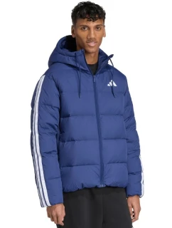 Pánská bunda adidas Ess 3S P D HD J námořnická modrá JX7799 pánské