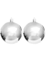 DEKORATIVNÍ PLASTOVÁ CETKA BEZPEČNÁ 12KS PRŮMĚR 60MM STŘÍBRNÁ