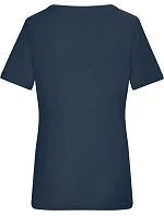 Daiber 8039 Dámské bio tričko s jemným žebrováním 02.8039 navy Daiber 8039 Dámské bio tričko s jemným žebrováním 02.8039 navy