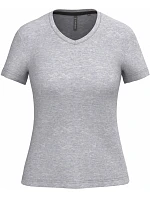 Kariban K 381 Dámské tričko s výstřihem do V 20.K381 oxford grey