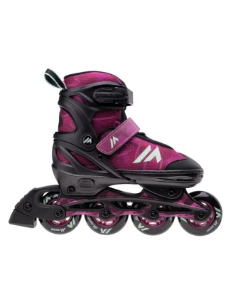 Dětské kolečkové brusle 92800482425 černo-růžové - Martes