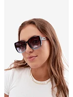 Dámské sluneční brýle typu Cat Eye modré