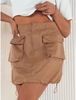 Dámská mini sukně QUILLA camel FashionStreet CY0440