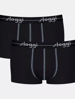 Pánské boxerky Start Hipster C2P box - BLACK - černé 0004 - SLOGGI