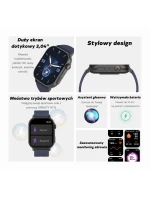 Dámské chytré hodinky GRAVITY GT15-12 Navy Blue Silicone Strap + Black Bracelet Dámské chytré hodinky GRAVITY GT15-12 Navy Blue Silicone Strap + Black Bracelet