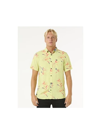 Košile RIP CURL Fun Times S/S Shirt, tyrkysová