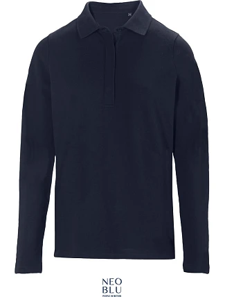 NEOBLU Owen LSL Women Dámské těžké piqué polo s dlouhým rukávem 24.4397 night blue NEOBLU Owen LSL Women Dámské těžké piqué polo s dlouhým rukávem 24.4397 night blue