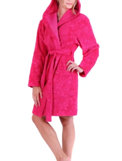 Bibi s kapucí malinová