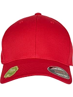 Flexfit 6277OC 6 panelová kšiltovka z bio bavlny 55.77OC red Flexfit 6277OC 6 panelová kšiltovka z bio bavlny 55.77OC red