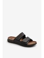 Pohodlné pánské sandály s suchými na suché Inblu GV00002I černé Pohodlné pánské sandály s suchými na suché Inblu GV00002I černé