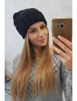 Dámská čepice Danuta K331 černá - Oliwia Dámská čepice Danuta K331 černá - Oliwia