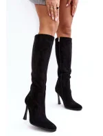 Kozačky na podpatku  model 188529 Step in style