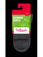 Bambusové ponožky BAMBUS LADIES ANKLE SOCKS - BELLINDA - černá
