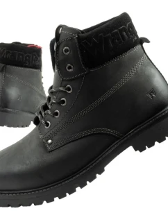 Wrangler Arch pánské boty sable boty smart přírodní kůže černá