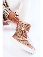 Dámské zateplené sněhule Big Star KK274194 Béžove