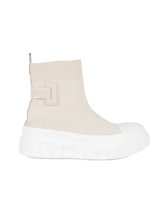 Moderní  tenisky dámské hnědé bez podpatku