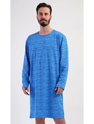 Pánská noční košile s dlouhým rukávem Sebastian Pánská noční košile s dlouhým rukávem Sebastian