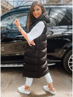 Dámská prošívaná vesta ELLA černá FashionStreet TY3030