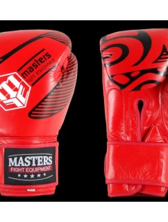 MASTERS RBT-RED 12 oz kožené boxerské rukavice