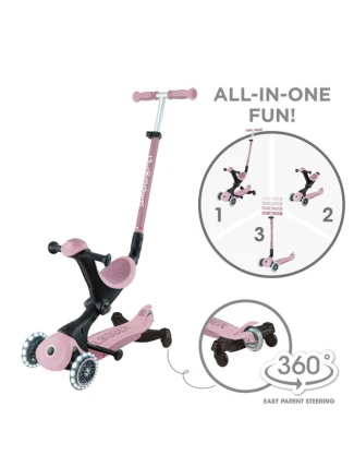 Koloběžka GO-UP DELUXE LIGHTS ECOLOGIC 360 se sedadlem (697-510)