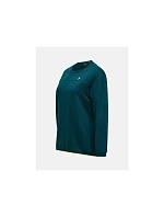 Dámská mikina PEAK PERFORMANCE W Trail Polartec Power Grid Crew, zelená barva