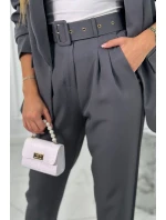 Elegantní souprava saka a kalhot grafitowy Elegantní souprava saka a kalhot grafitowy