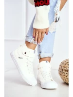 Dámské Vysoké Tenisky Big Star FF274579 Bile Dámské Vysoké Tenisky Big Star FF274579 Bile