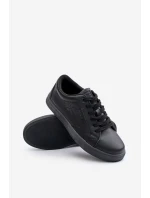 Pánské Tenisky Z Eko Kůže Big Star OO174021 Hi-Poly System Černé