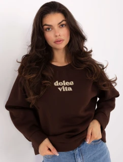 Mikina MJ BL H2525.66 tmavě hnědá