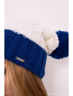 Paris fleecová čepice K212 ecru+chabra Paris fleecová čepice K212 ecru+chabra