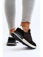 Dámské kožené tenisky Big Star NN274963 Černé