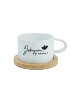 DĚKUJEME ZA VŠECHNO! - bílý hrníček makronka 200 ml