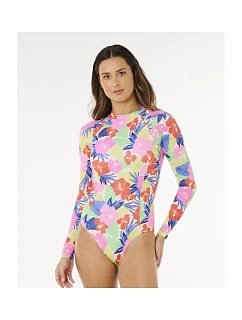 Dámský kostým RIP CURL Party Wave UPF Surf Suit, vícebarevný