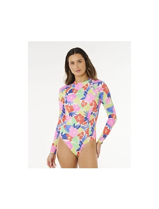 Dámský kostým RIP CURL Party Wave UPF Surf Suit, vícebarevný