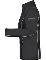 Daiber JN 1121 Dámská softshell bunda s odepínacími rukávy 02.1121 black/silver Daiber JN 1121 Dámská softshell bunda s odepínacími rukávy 02.1121 black/silver