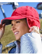 Atlantis Headwear Techno Flap-S 6 panelová kšiltovka s ochranou uší 33.0225 red Atlantis Headwear Techno Flap-S 6 panelová kšiltovka s ochranou uší 33.0225 red