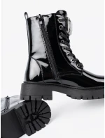 Pěkné   kotníčkové boty dámské platforma