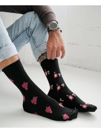 Milena Avangard ponožky 0125-137 Víno do páru 39-46 Milena Avangard ponožky 0125-137 Víno do páru 39-46