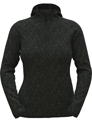 Stedman Lux Knit Fleece Jacket Women Dámská pletená fleecová bunda s kapucí 05.5560 black opal heather Stedman Lux Knit Fleece Jacket Women Dámská pletená fleecová bunda s kapucí 05.5560 black opal heather